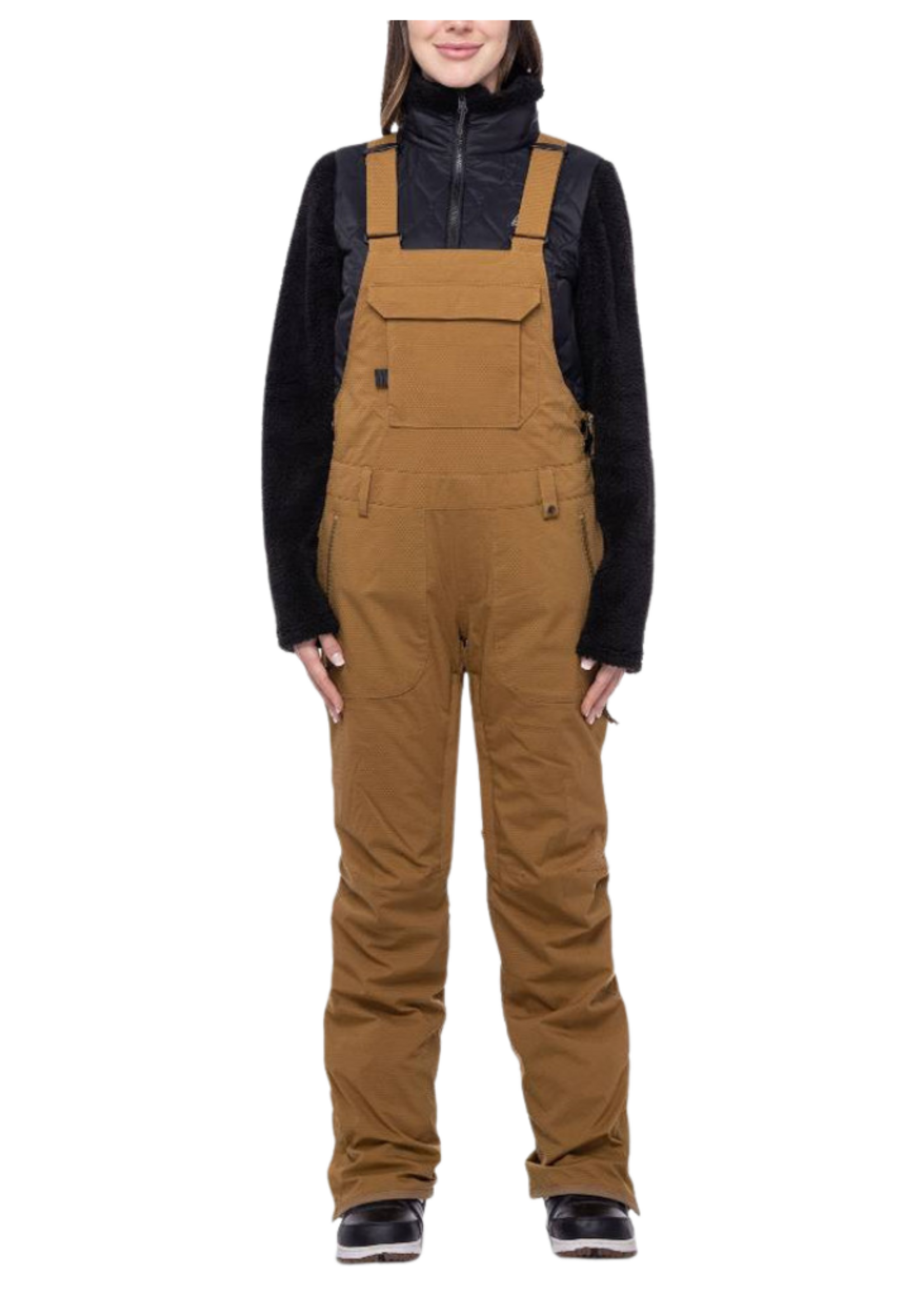 686 Women's Black Magic Insulated BIB - Breen Geo Jacquard