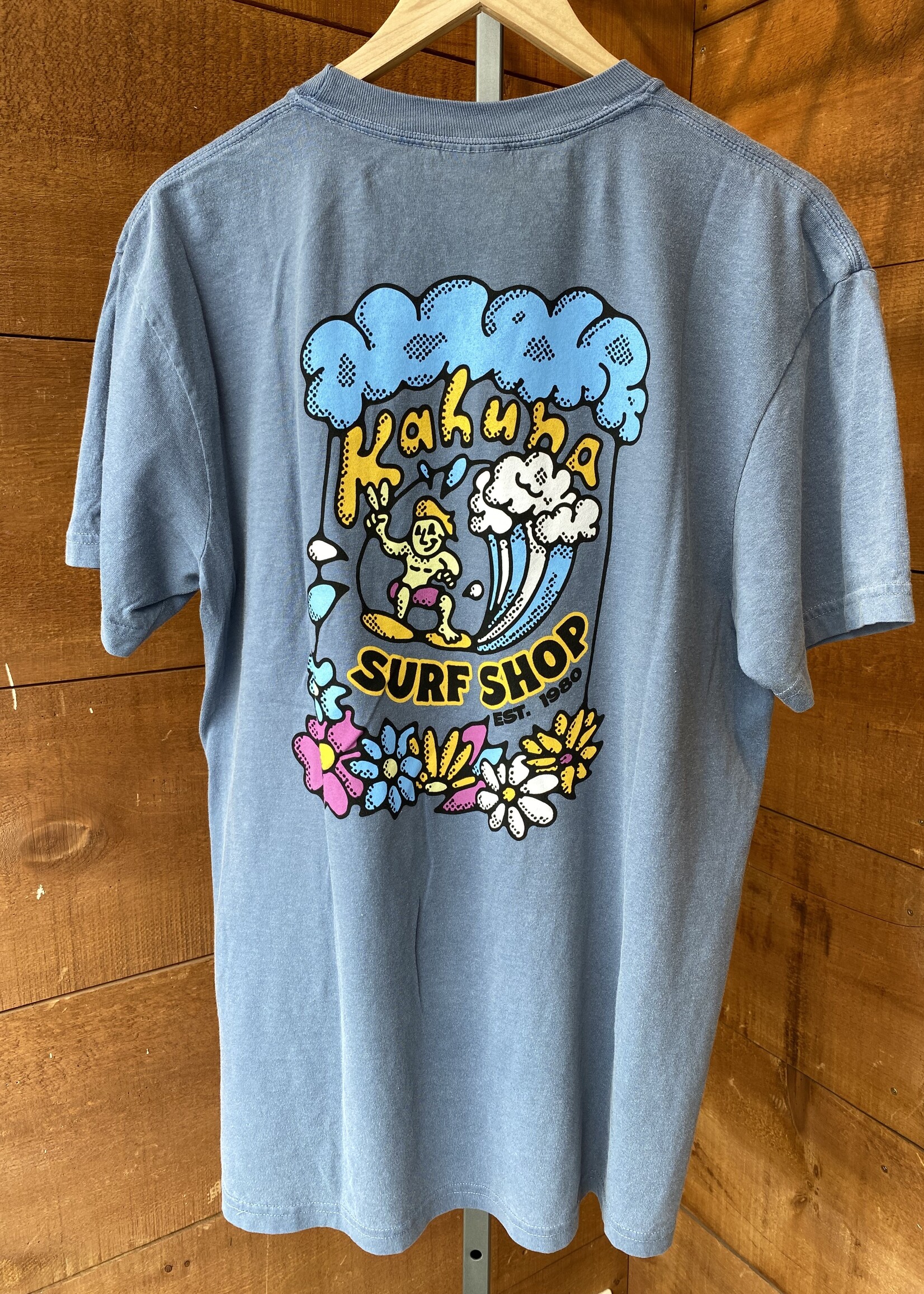 Kahuna Surf Shop Barrel Tee - Denim