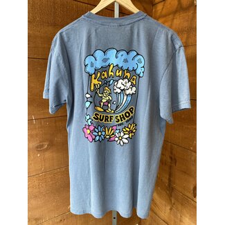 Kahuna Surf Shop Barrel Tee | Denim