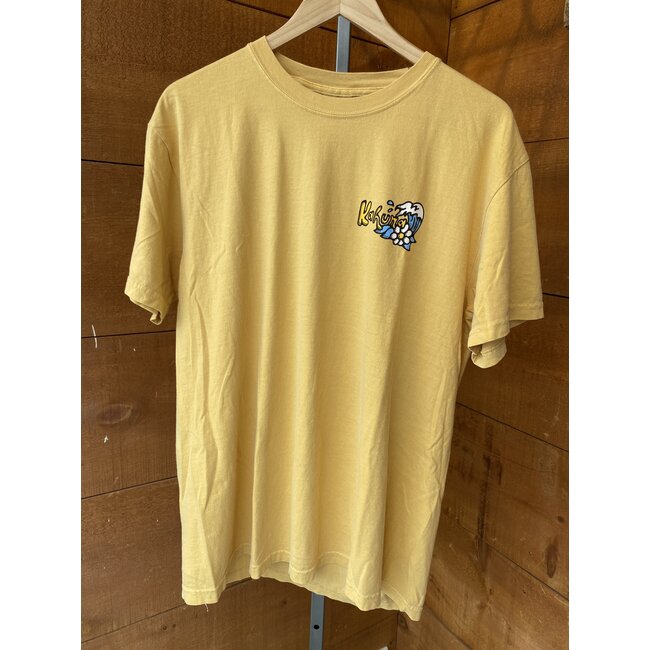 Kahuna Surf Shop Barrel Tee - Mustard
