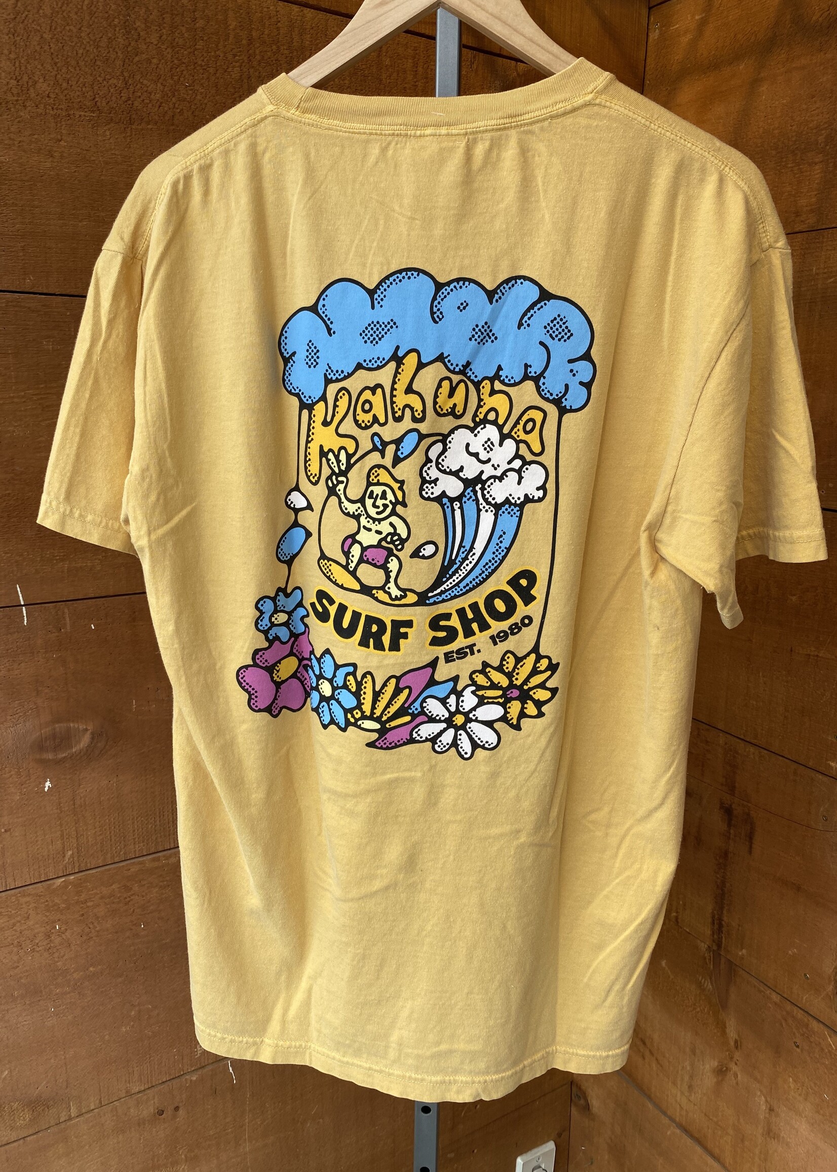 Kahuna Surf Shop Barrel Tee - Mustard