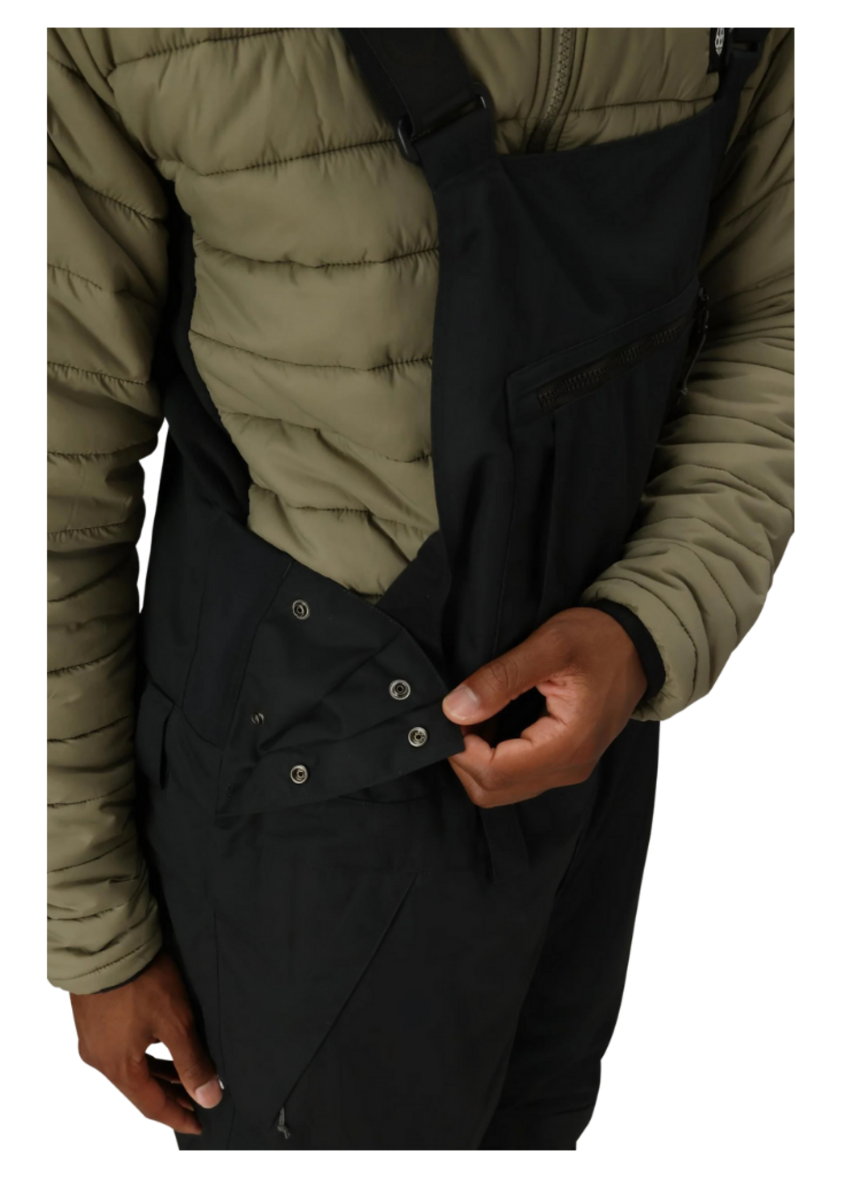 686 Men's Hot Lap Insulated Bib Black