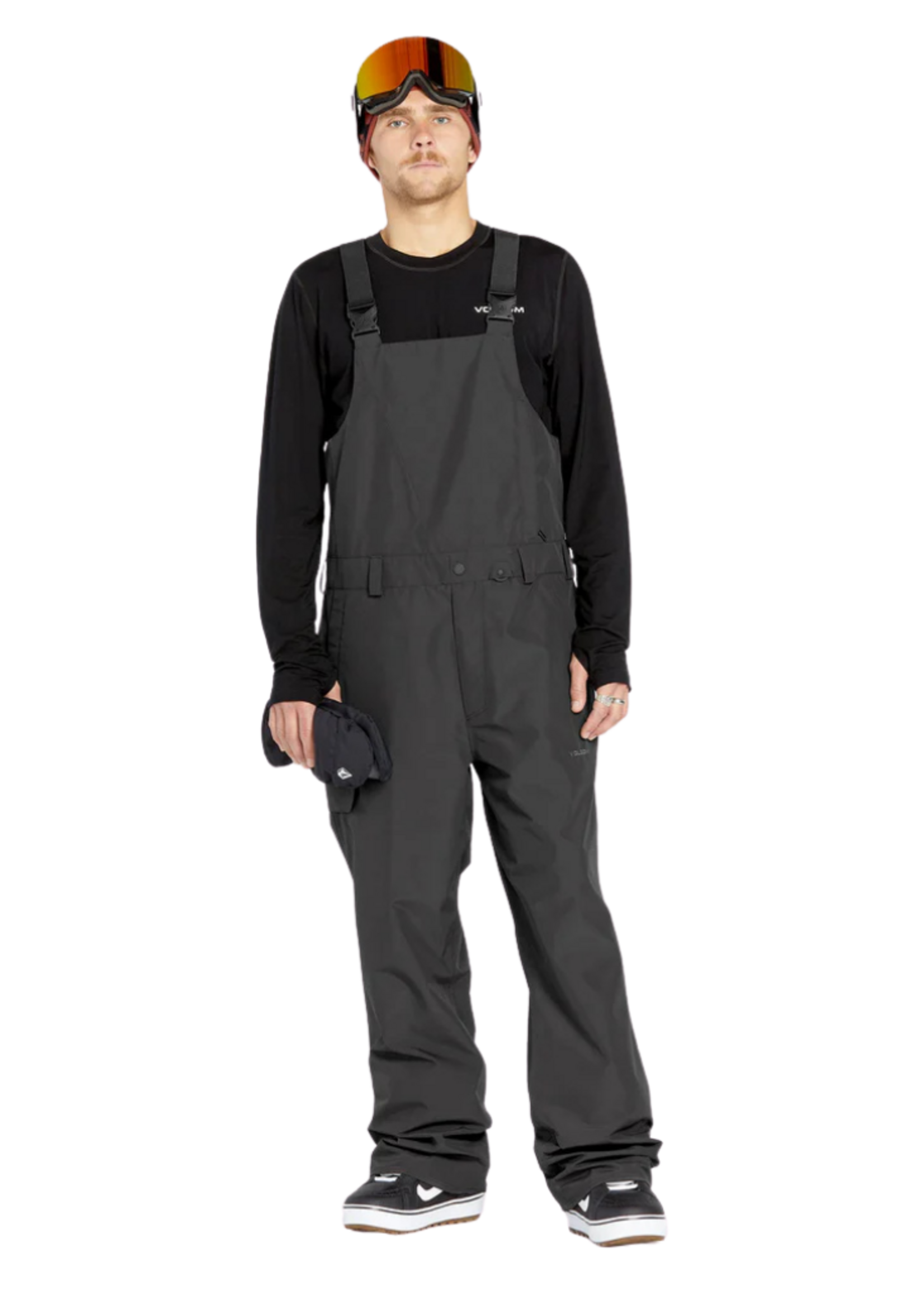 Volcom Men's V.CO  Sparta Bib Overall - Black