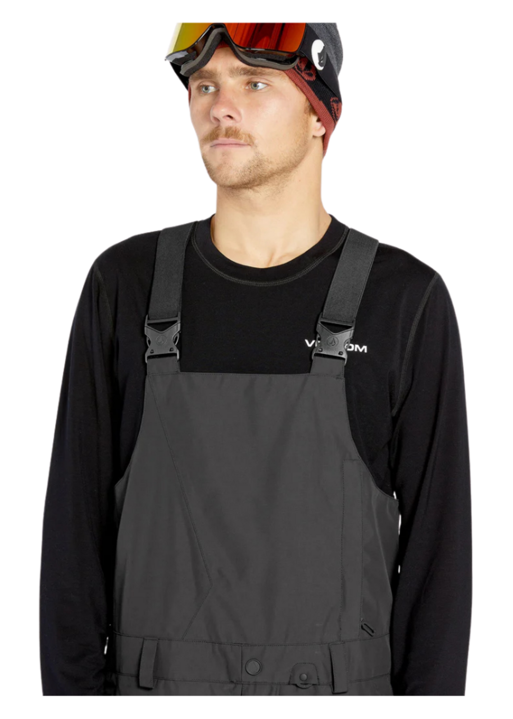 Volcom Men's V.CO  Sparta Bib Overall - Black
