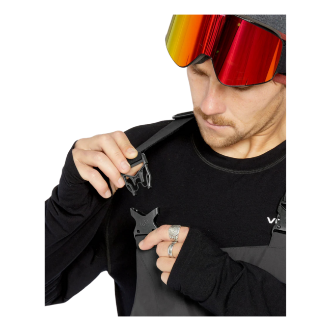 Volcom Men's V.CO  Sparta Bib Overall - Black