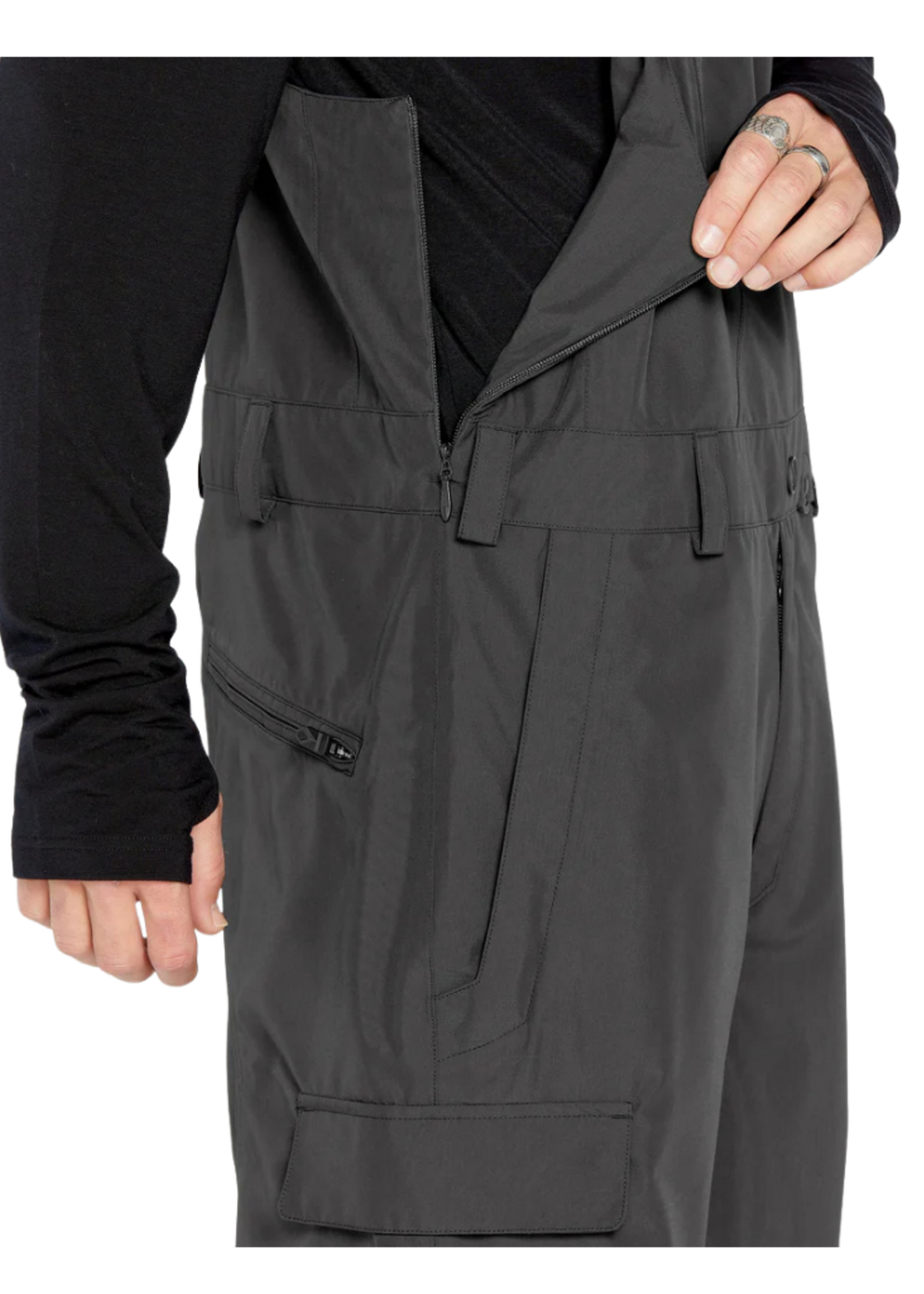 Volcom Men's V.CO  Sparta Bib Overall - Black