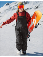 Volcom Women's Creston 3D Stretch Bib Overall | Black