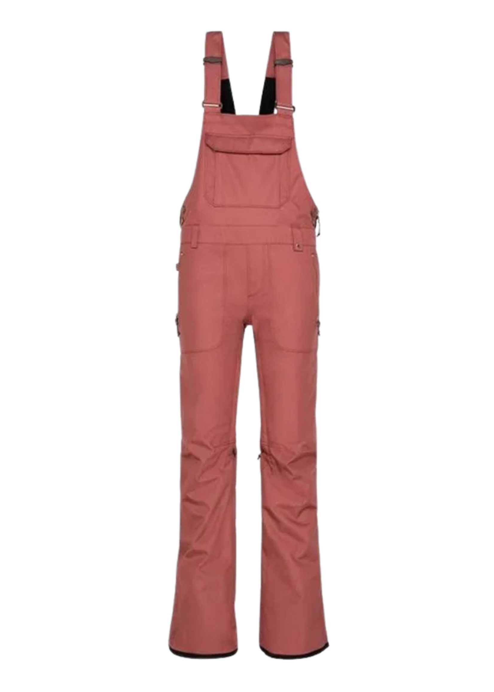 686 Women's Black Magic Insulated Bib - Dessert Rose