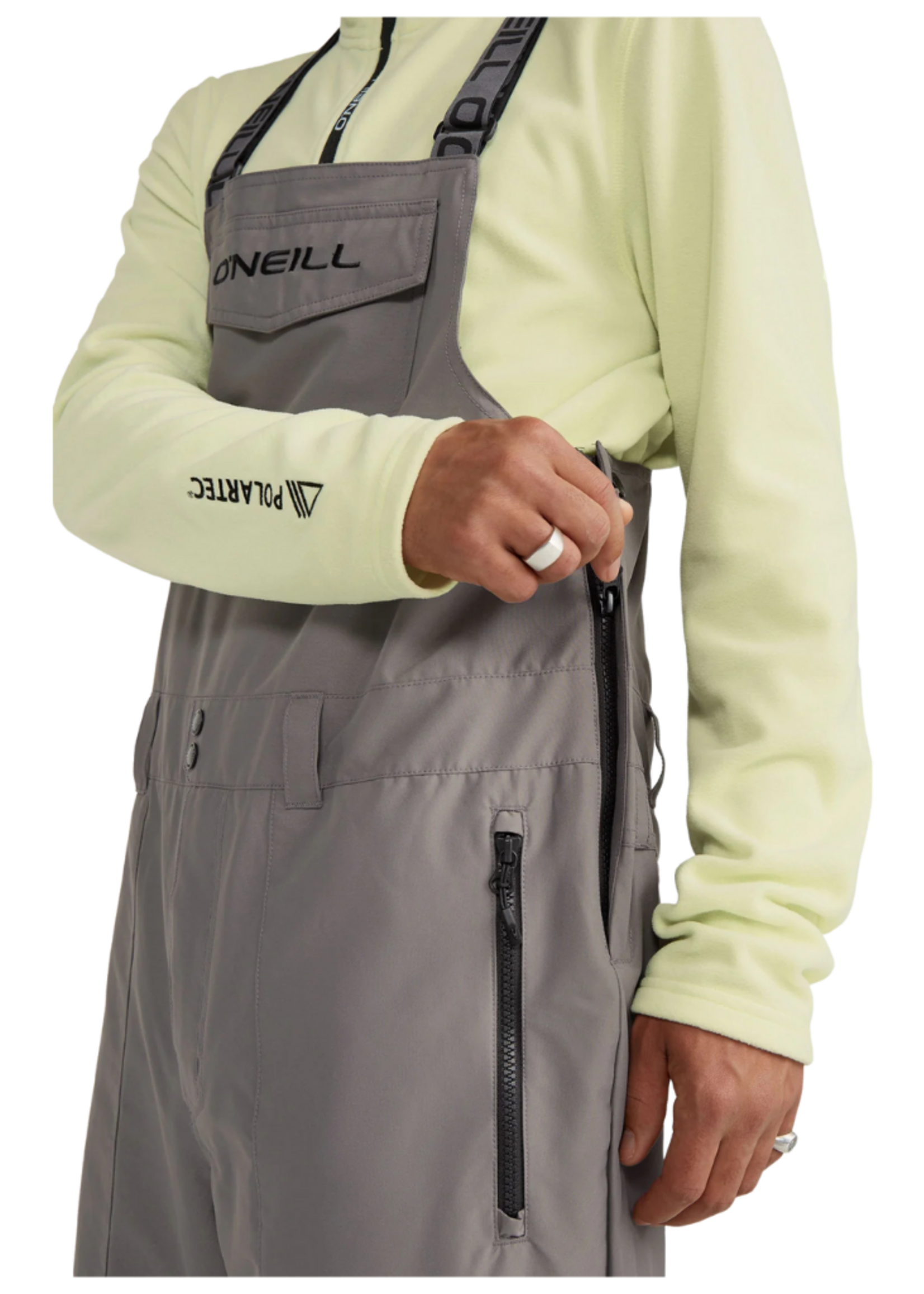 O'Neill Men's O'riginals Bib loose Fit Snow Pants | Flintstone