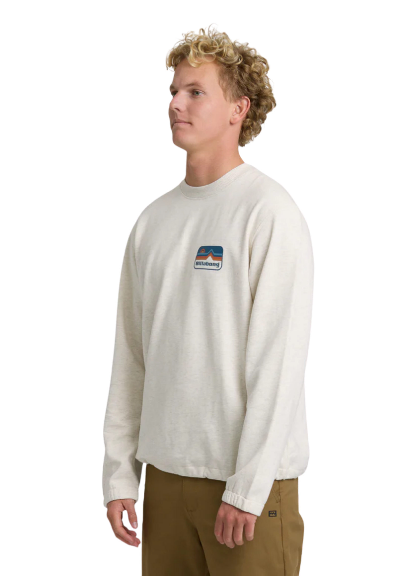 Billabong Men's Compass Crew | Oatmeal Heather