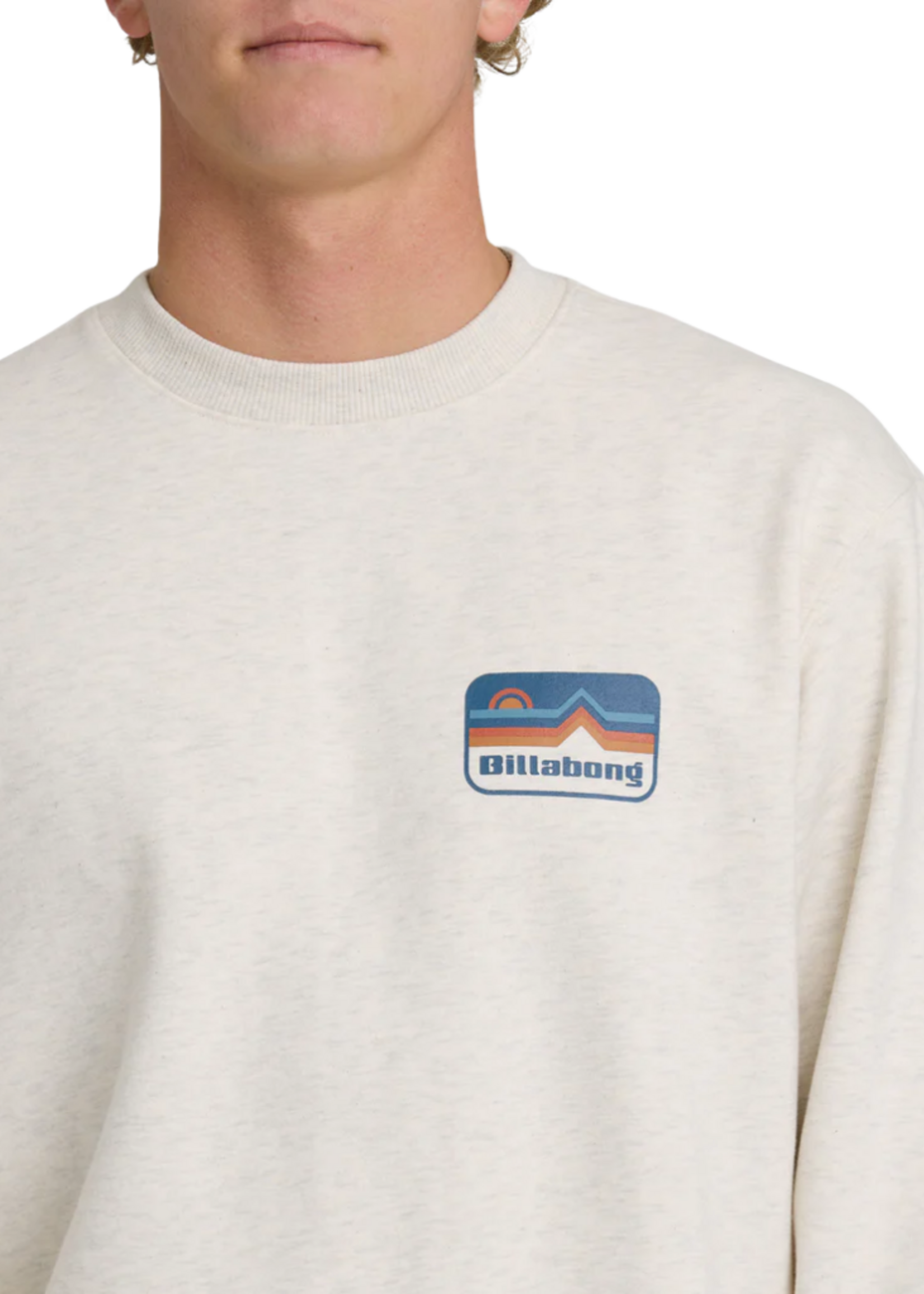 Billabong Men's Compass Crew | Oatmeal Heather