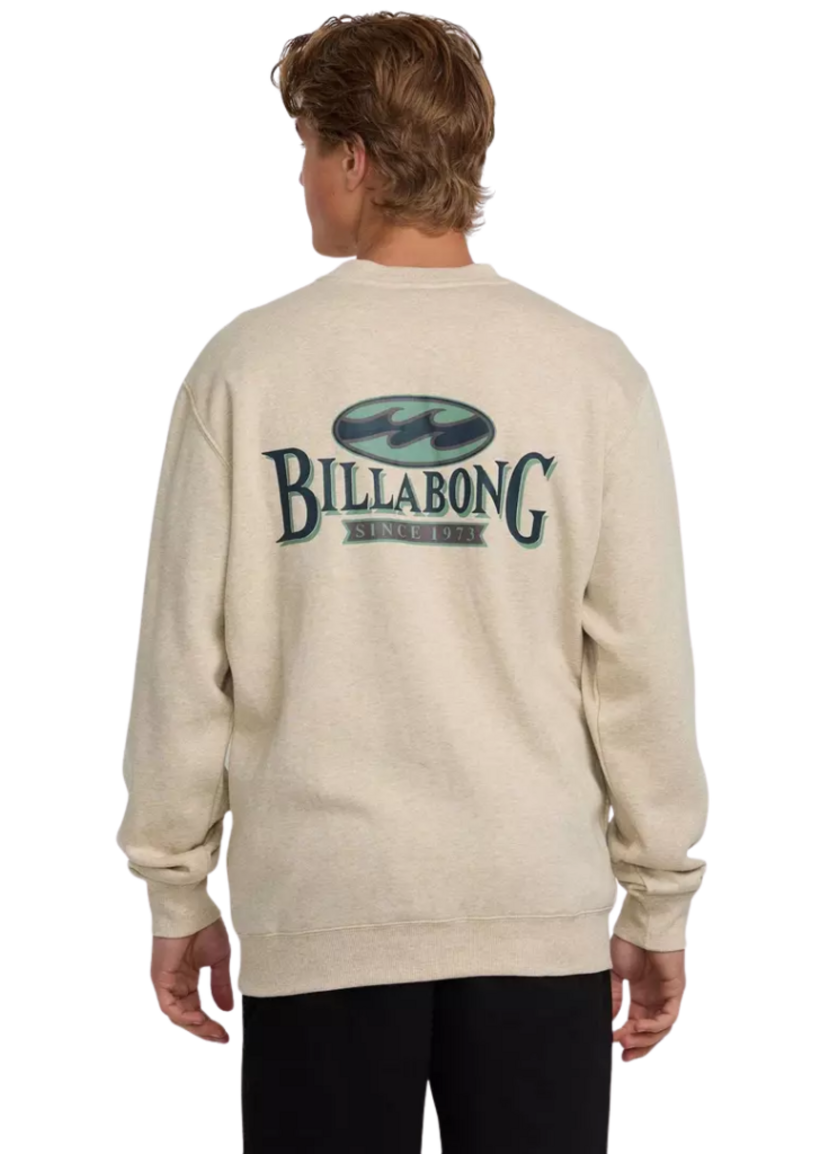 Billabong Men's Short Sands Crew | Oatmeal Heather