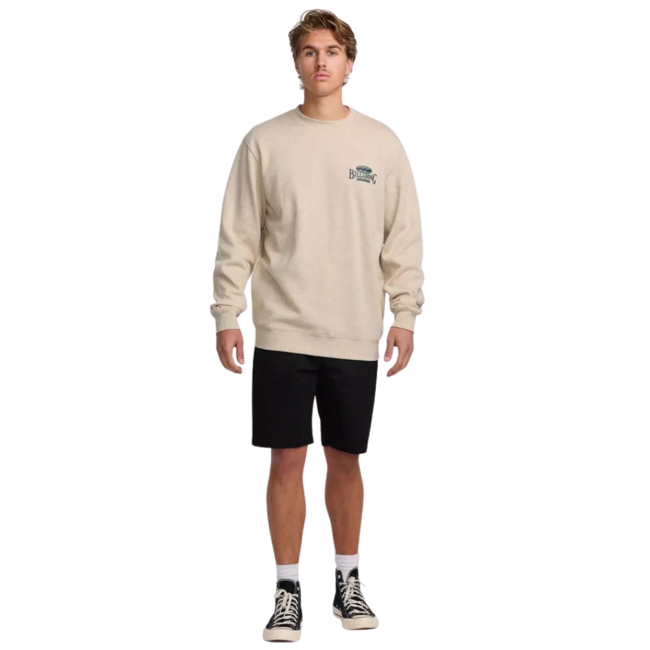 Billabong Men's Short Sands Crewneck sweater | Oatmeal Heather