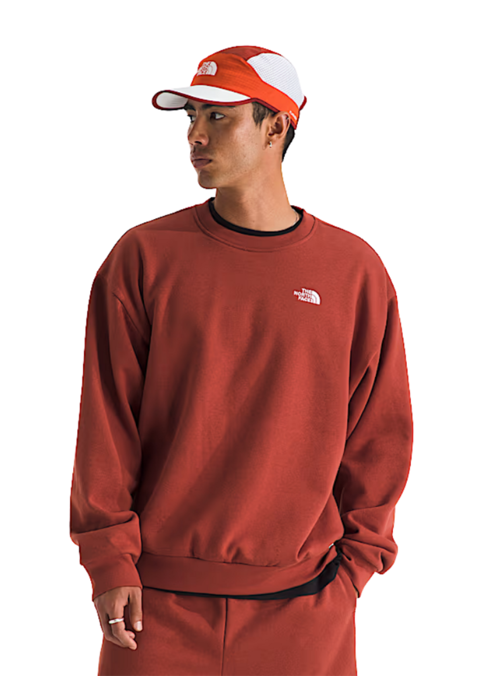 The North Face Evolution Simple Dome Oversized Crew | Iron Clay