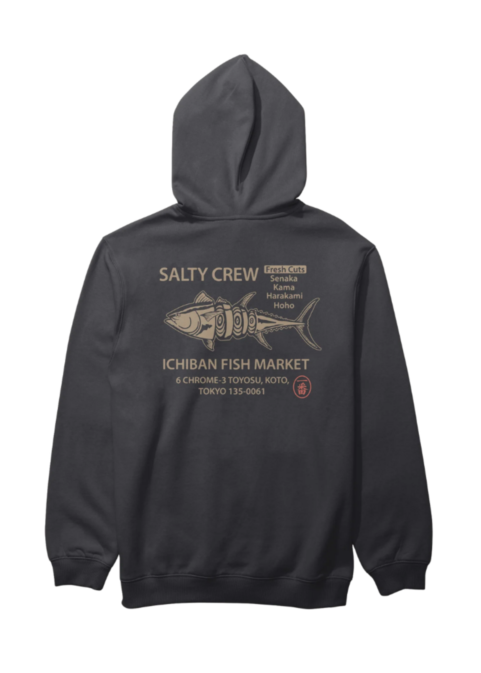 Salty Crew Men's Ichiban Fleece Hoodie | Black