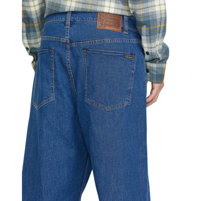 Volcom Men's Billow Denim Pant | Bold Blue