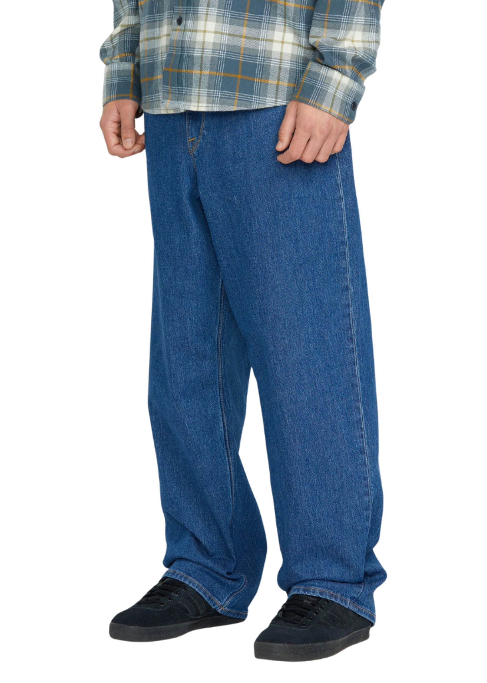 Volcom Men's Billow Denim Pant | Bold Blue