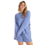 Volcom Women's Lived In Fleece Henley | Horizon Blue