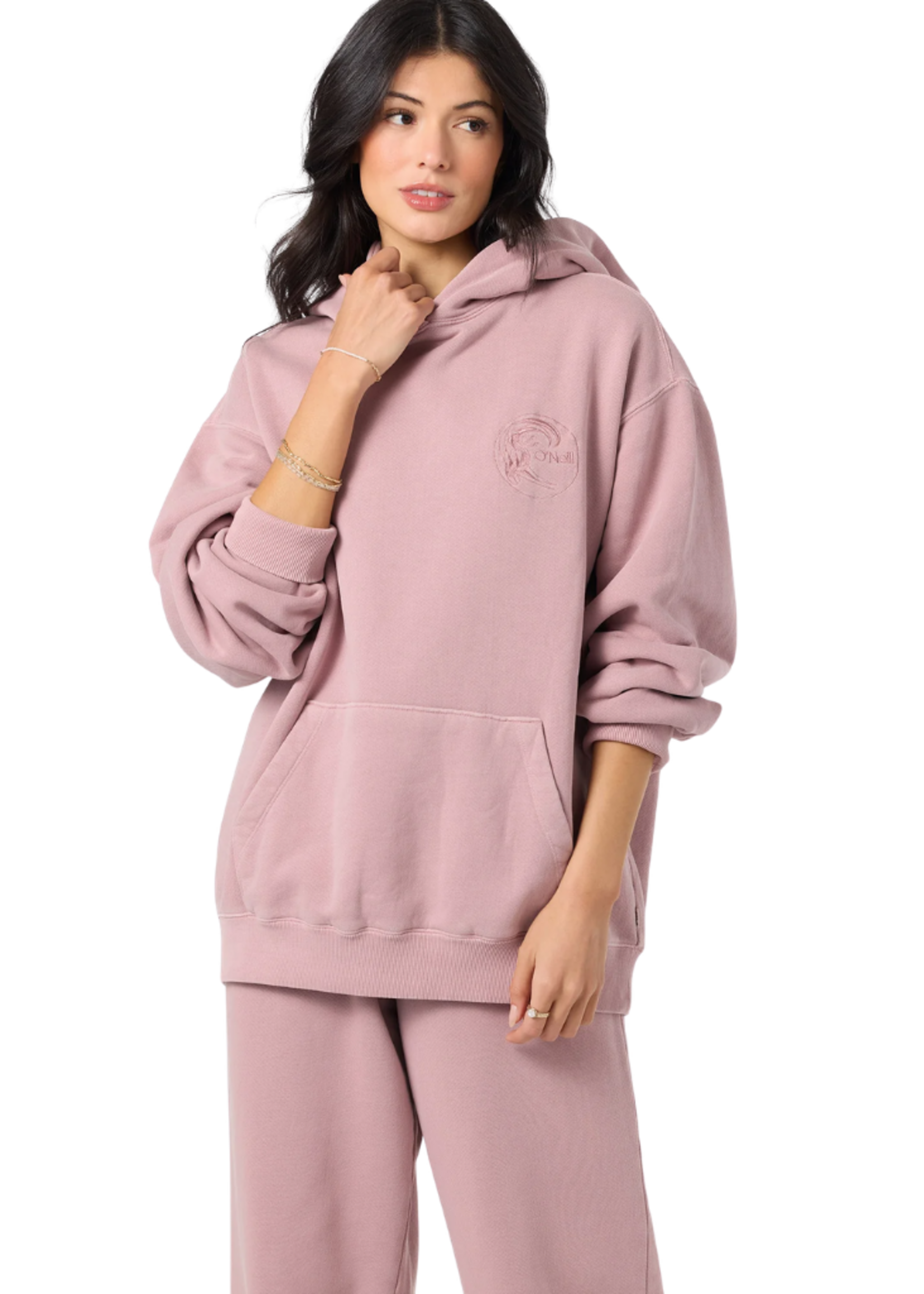 O'Neill Women's OG Circle Surfer Vintage Hoodie | Deauville Mauve