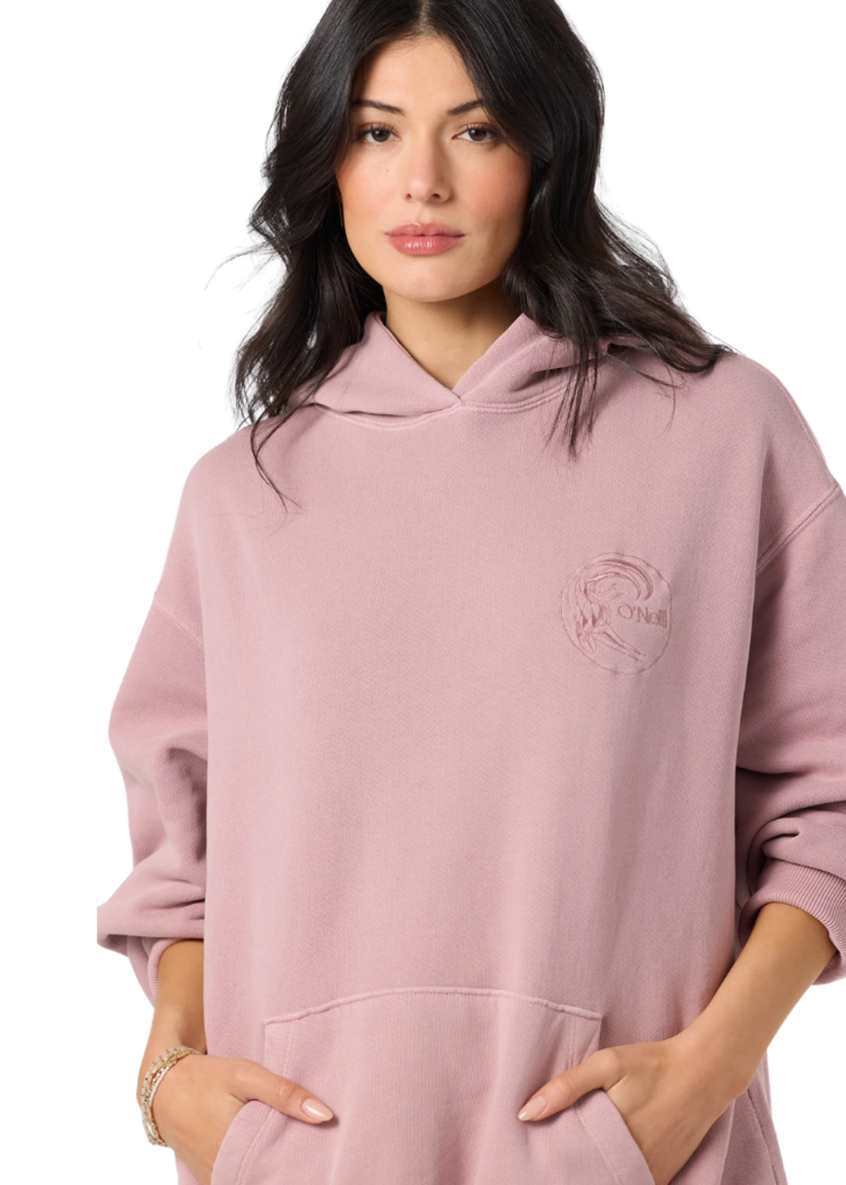 O'Neill Women's OG Circle Surfer Vintage Hoodie | Deauville Mauve