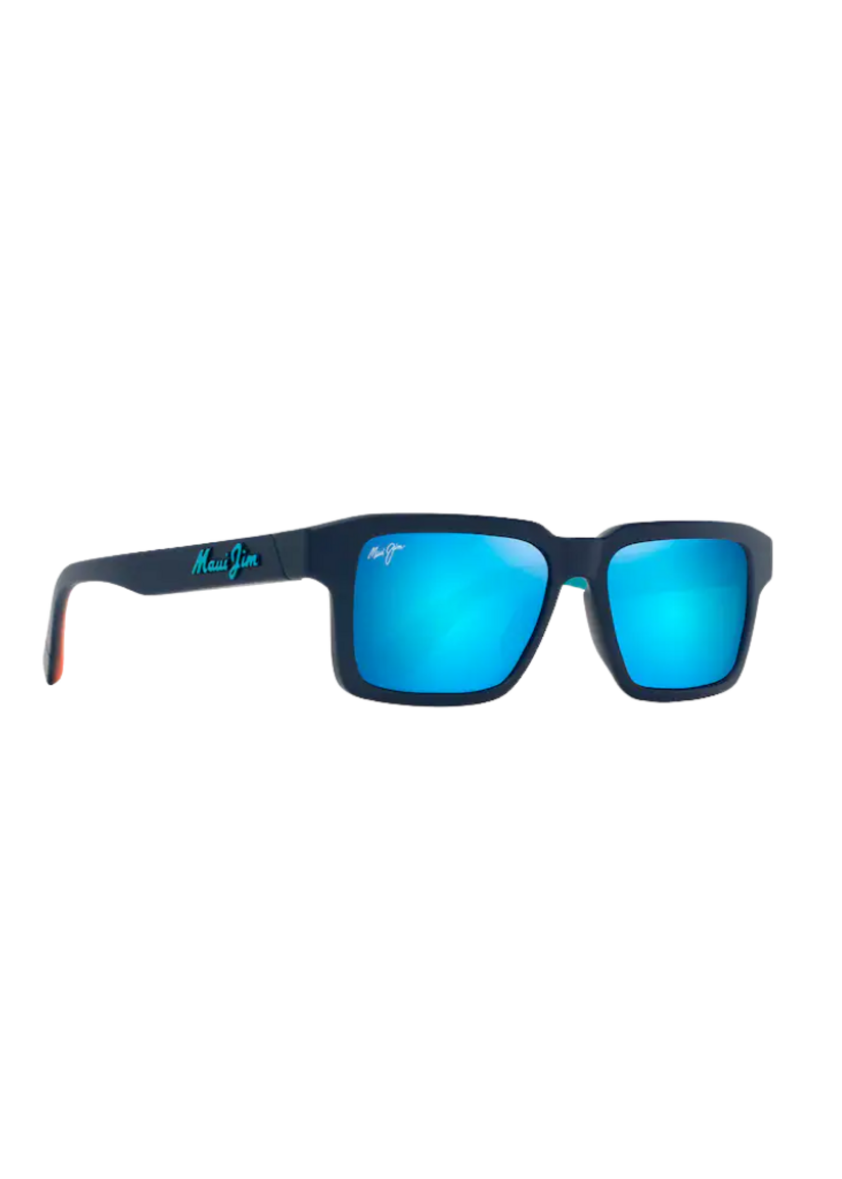 Maui Jim Kahiko Sunglasses - Matte Dark Blue/ Blue Hawaii
