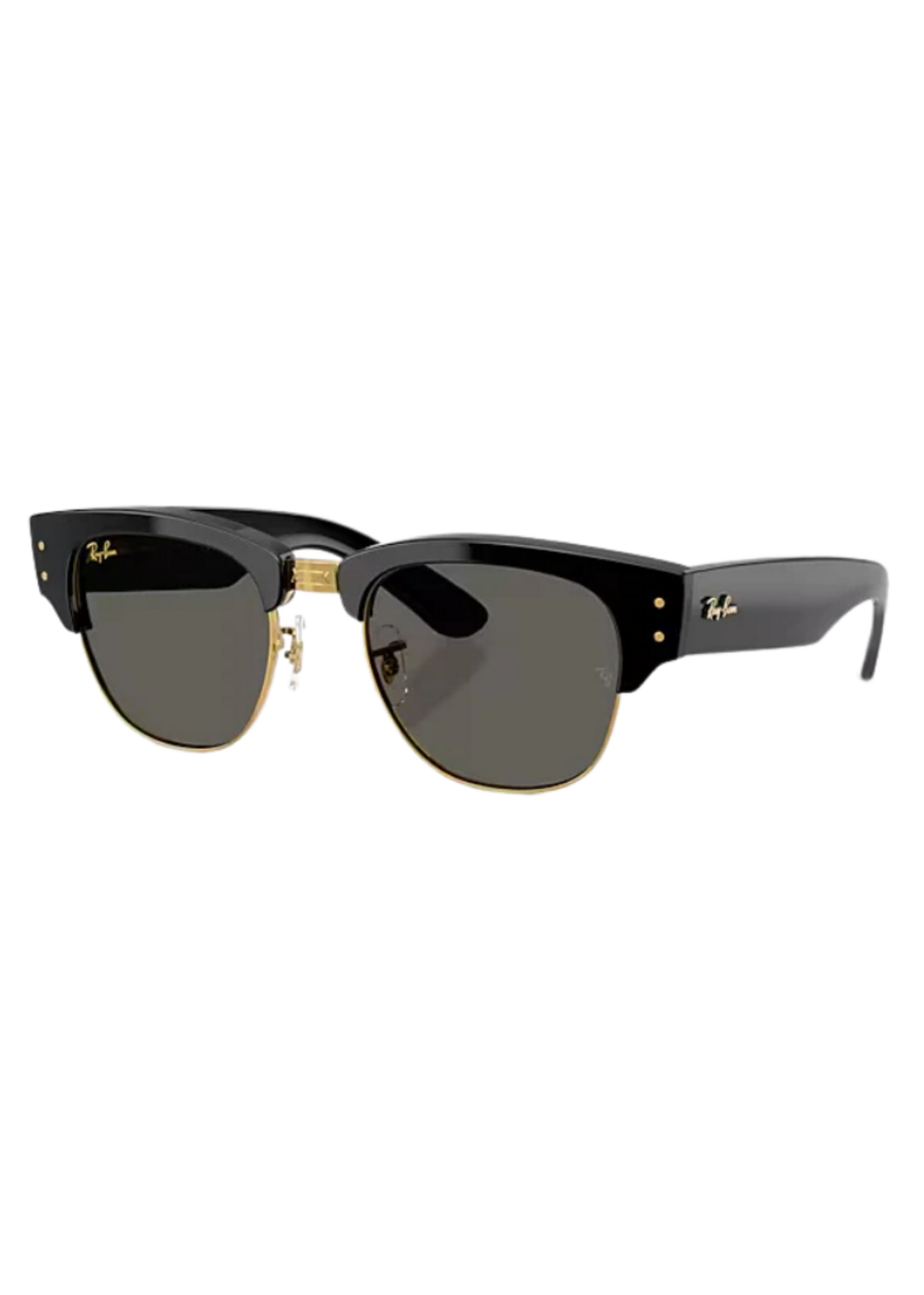 Ray-Ban Mega Clubmaster Sunglasses A$AP ROCKY Blacked Out - Black On Gold | Dark Grey