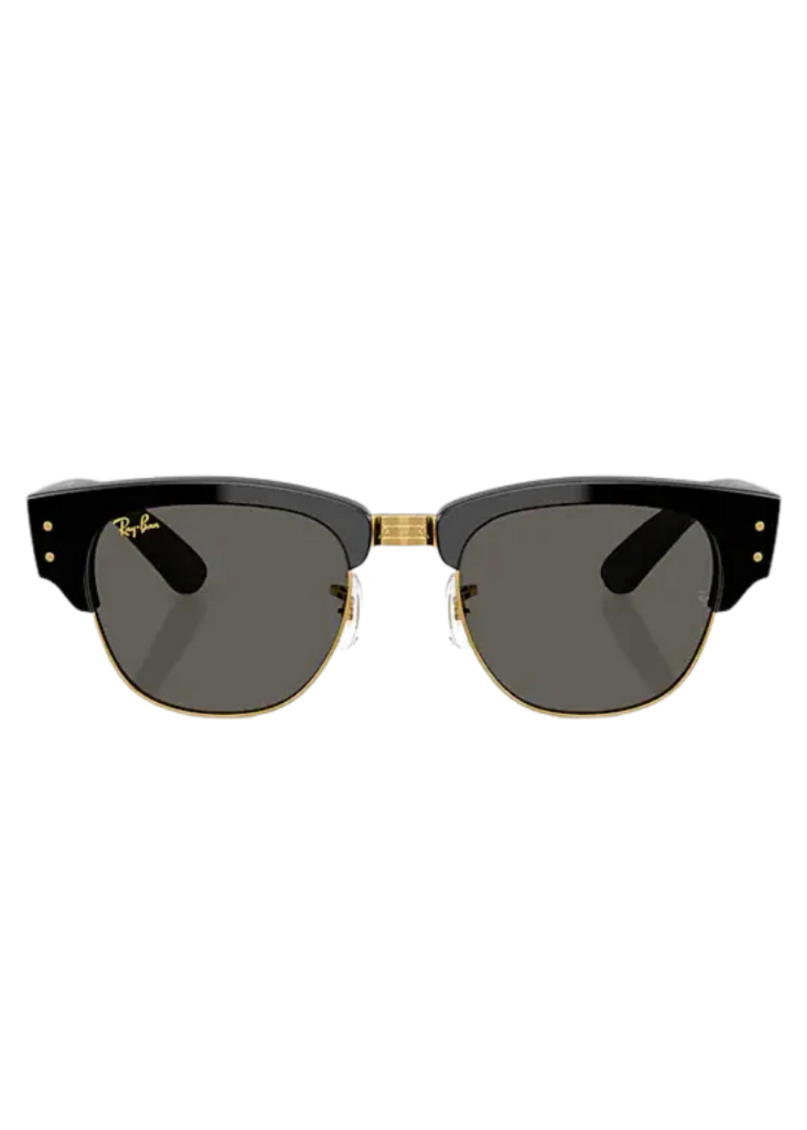 Ray-Ban Mega Clubmaster Sunglasses A$AP ROCKY Blacked Out - Black On Gold | Dark Grey