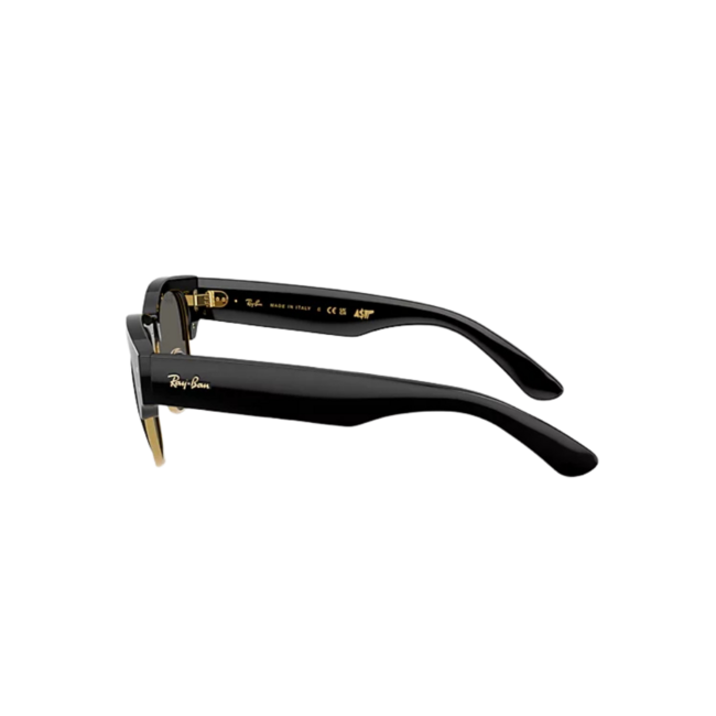 Ray-Ban Mega Clubmaster Sunglasses A$AP ROCKY Blacked Out - Black On Gold | Dark Grey