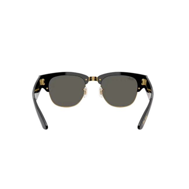 Ray-Ban Mega Clubmaster Sunglasses A$AP ROCKY Blacked Out - Black On Gold | Dark Grey
