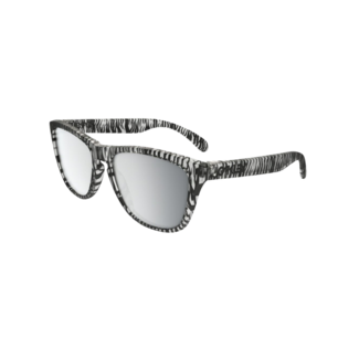 Oakley Frogskins Sunglasses | Matte Clear / Chrome Iridium