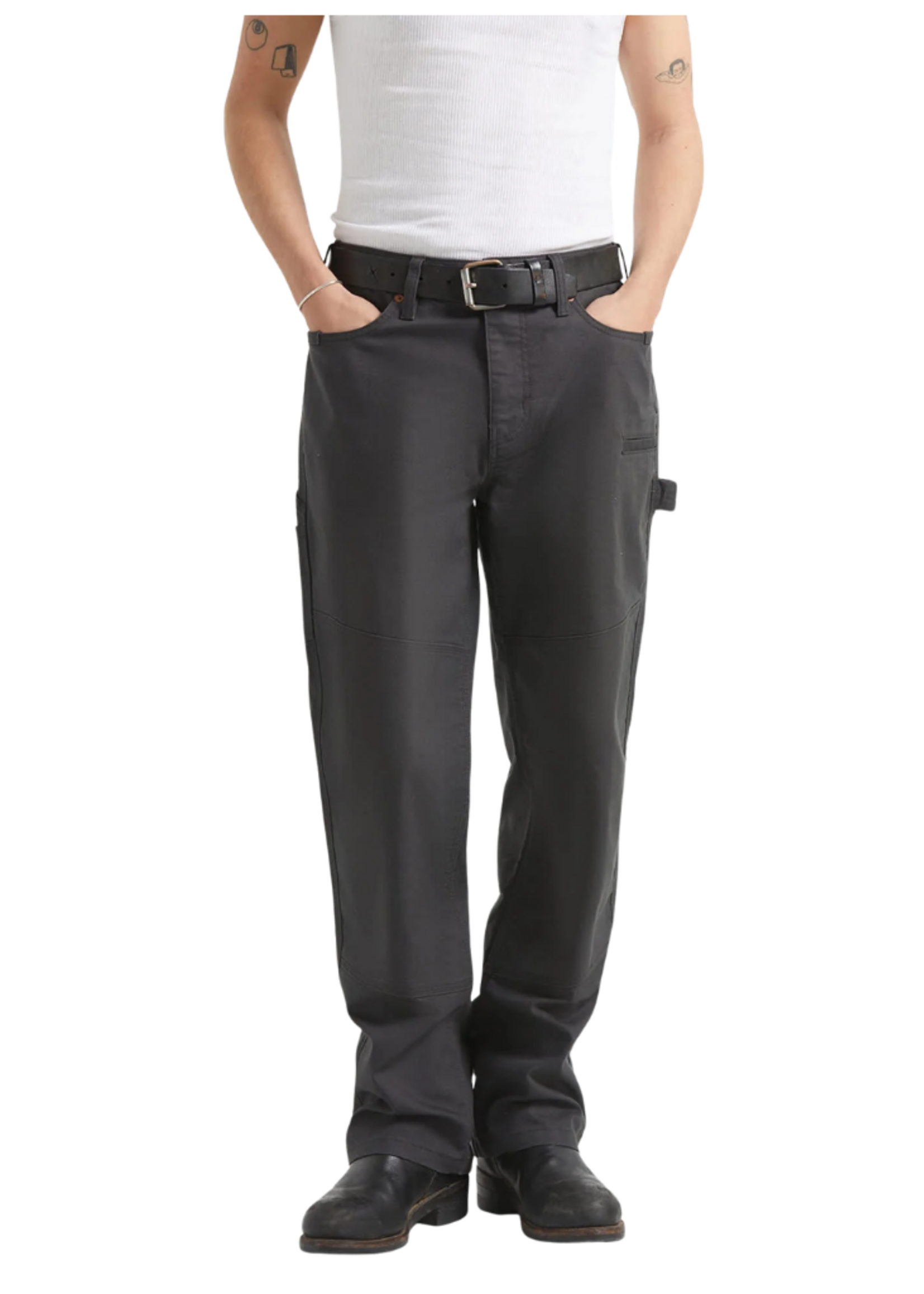 Brixton Men's Builders Carpenter Stretch Pant | Washed Black