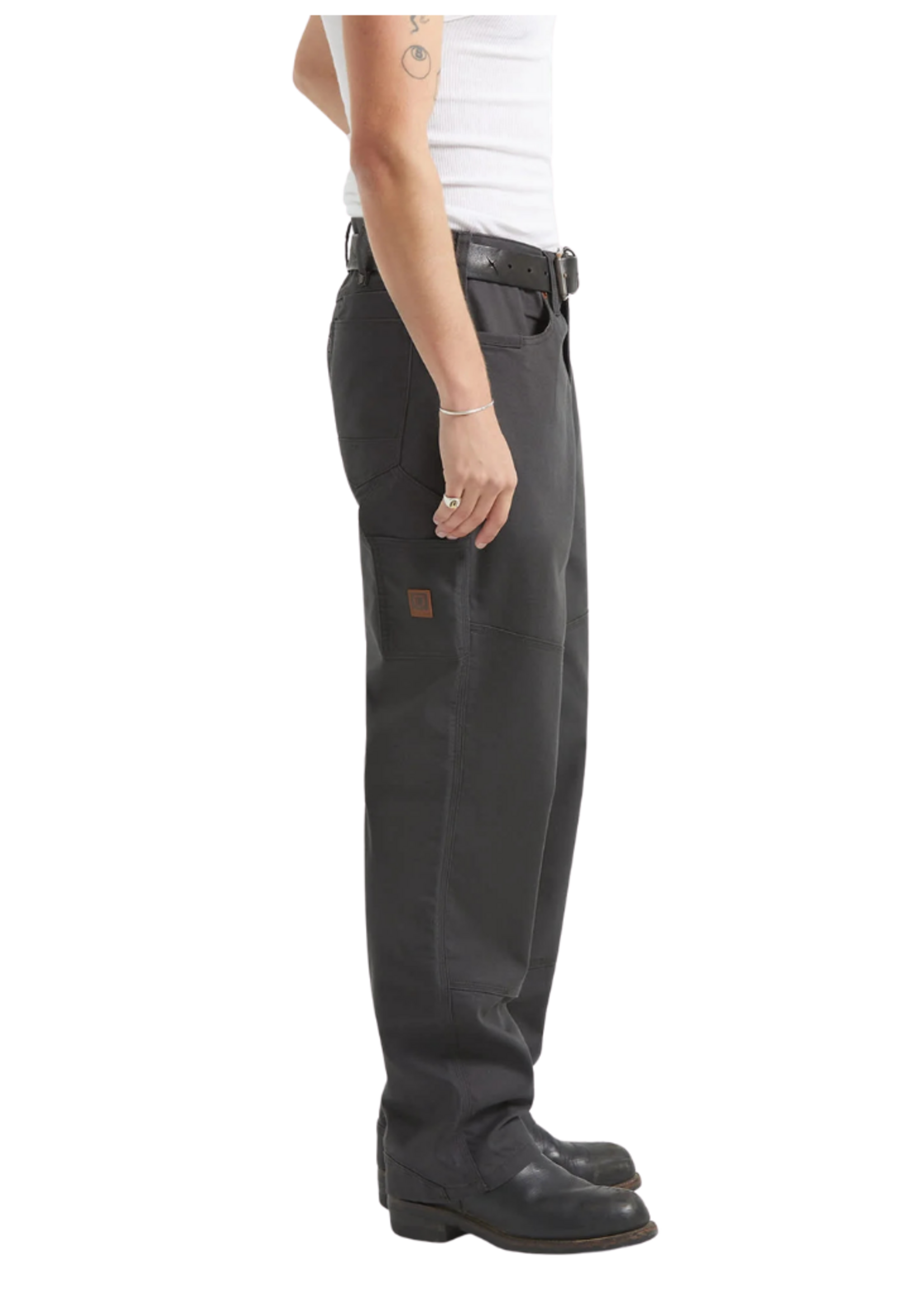 Brixton Men's Builders Carpenter Stretch Pant | Washed Black