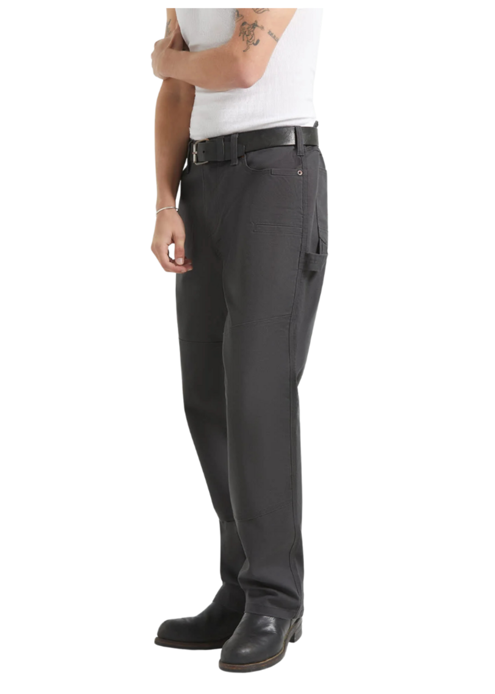 Brixton Men's Builders Carpenter Stretch Pant | Washed Black