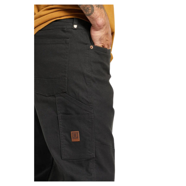 Brixton Men's Builders Carpenter Stretch Pant | Washed Black