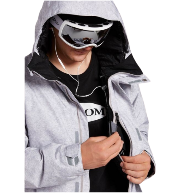 Volcom Men's GORE-TEX Insulated Jacket - Heather Grey