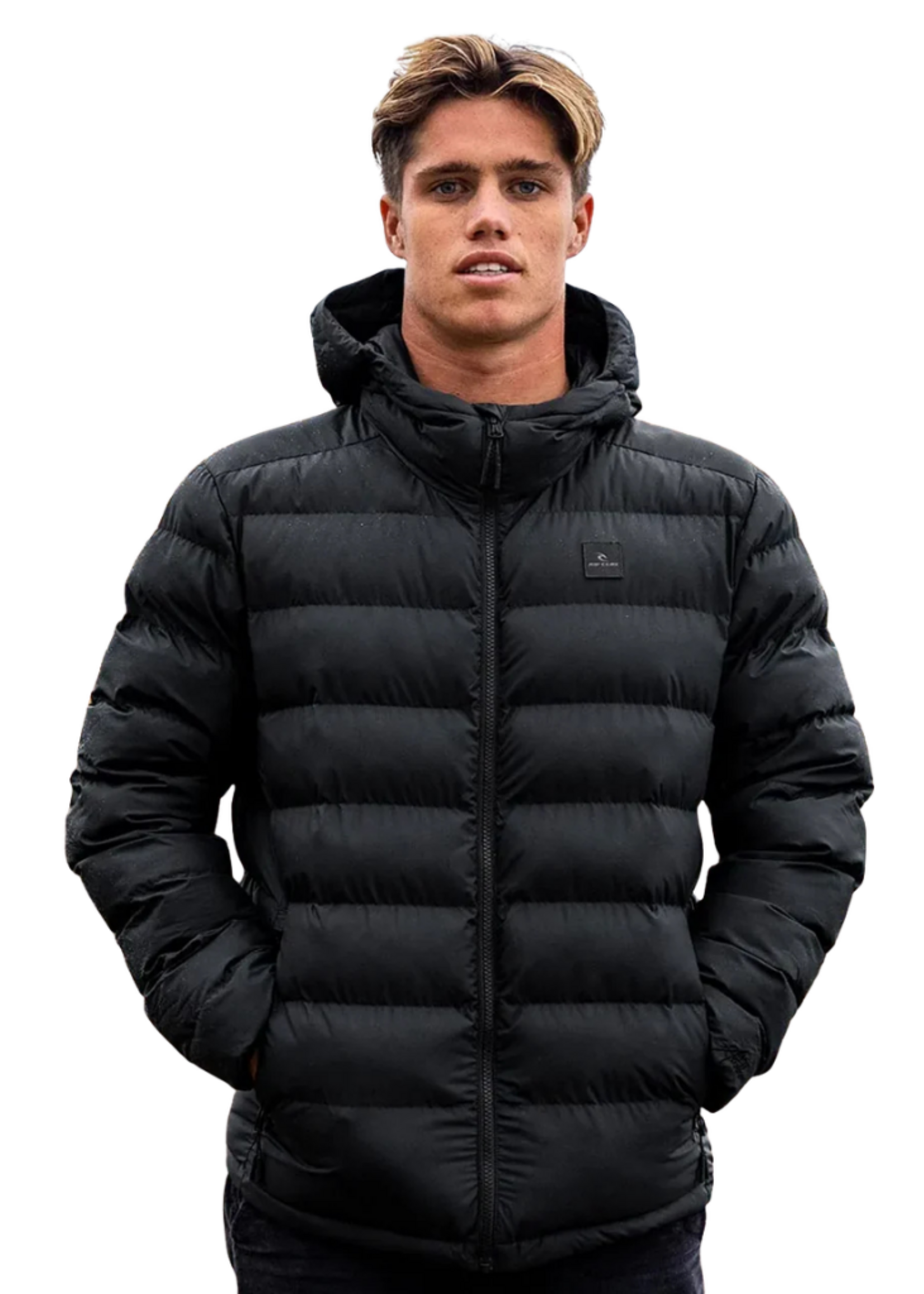 Rip Curl Men's Anti Series Elite Puff Hood Jacket | Black