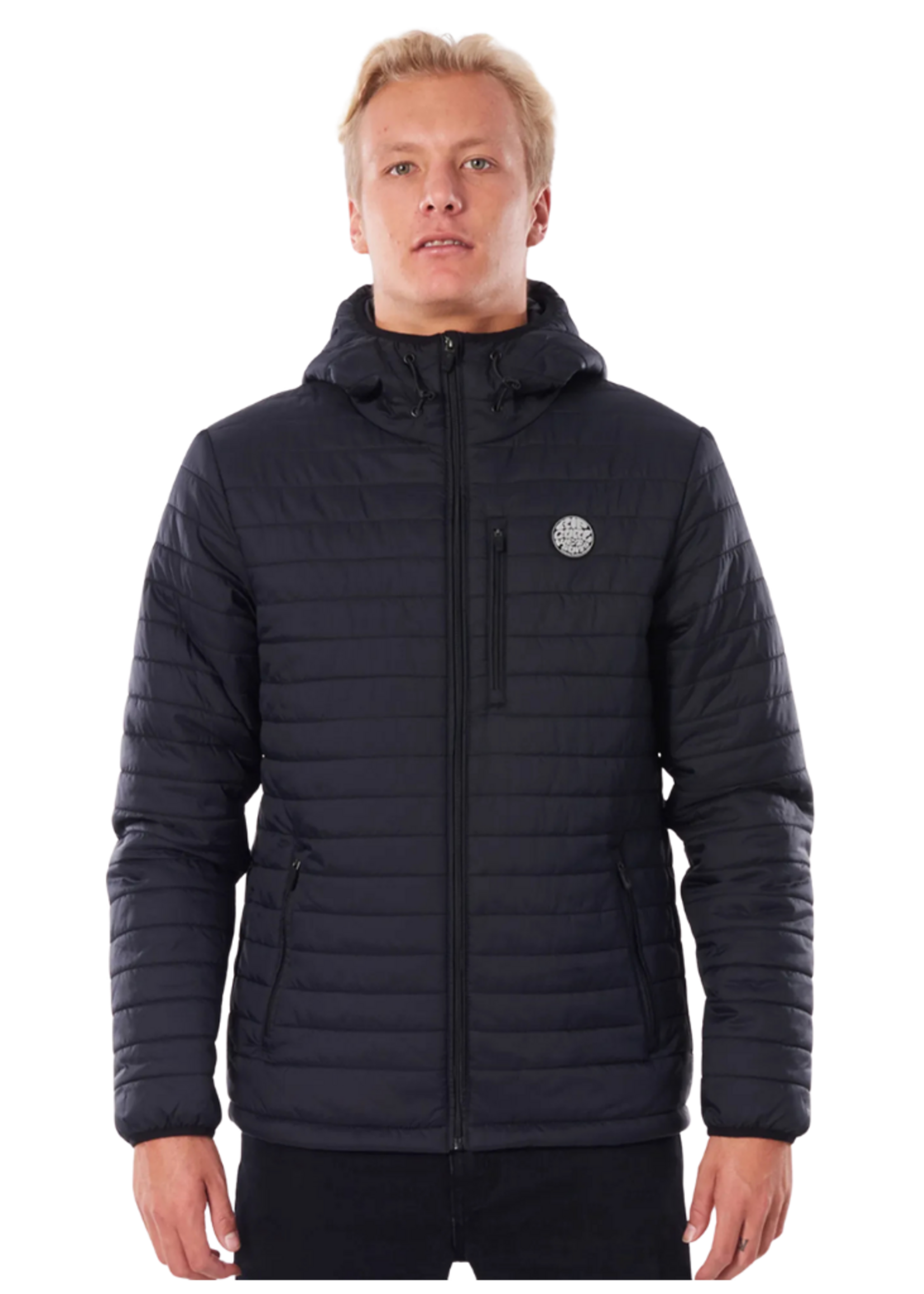 Rip Curl Men's Melting Crew Anti Series Jacket - Black