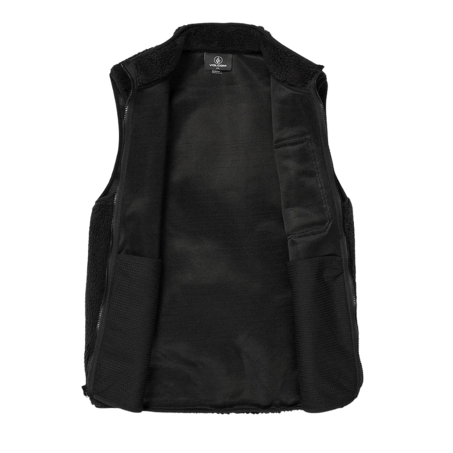 Volcom Men's Muzzer Fuzzer Vest - Black