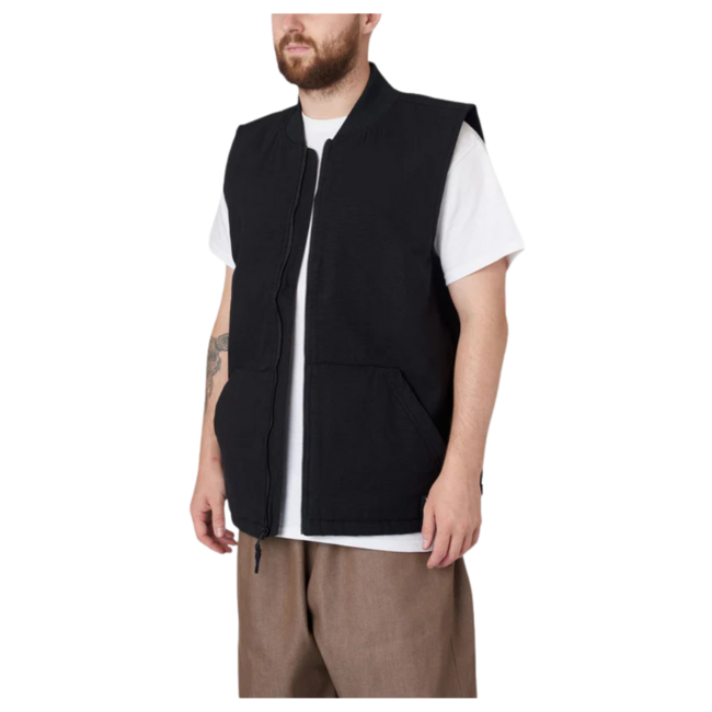 Vans Men's Plaid Talbot Vest -  Black / Taos Taupe