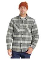 Brixton Men's Bowery Heavy Weight Flannel | Black/Charcoal
