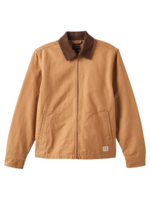 Brixton Men's Mechanic Garage Zip Jacket | Tobacco Brown