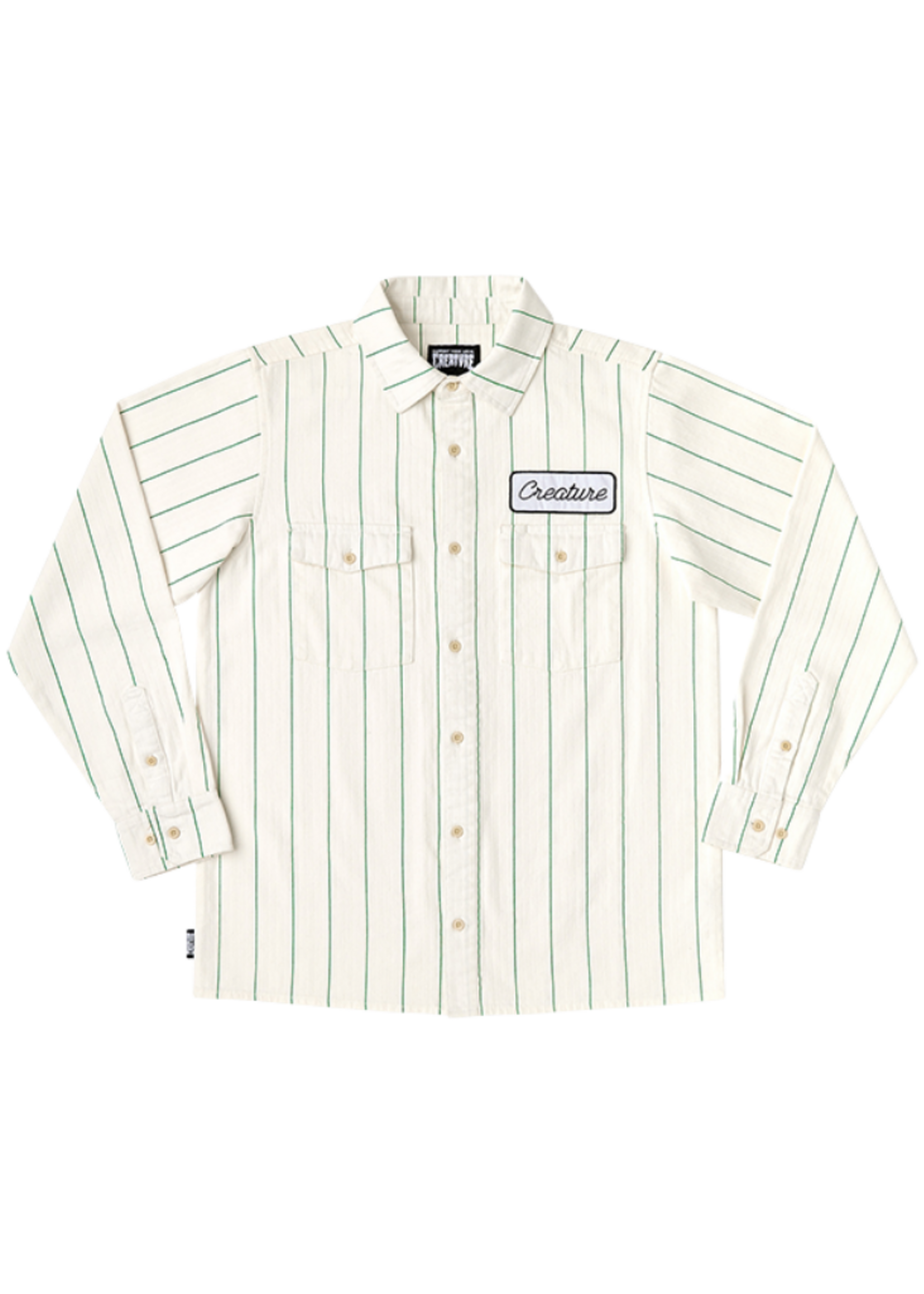 Creature Men's Transmission Long Sleeve Work Shirt | Natural
