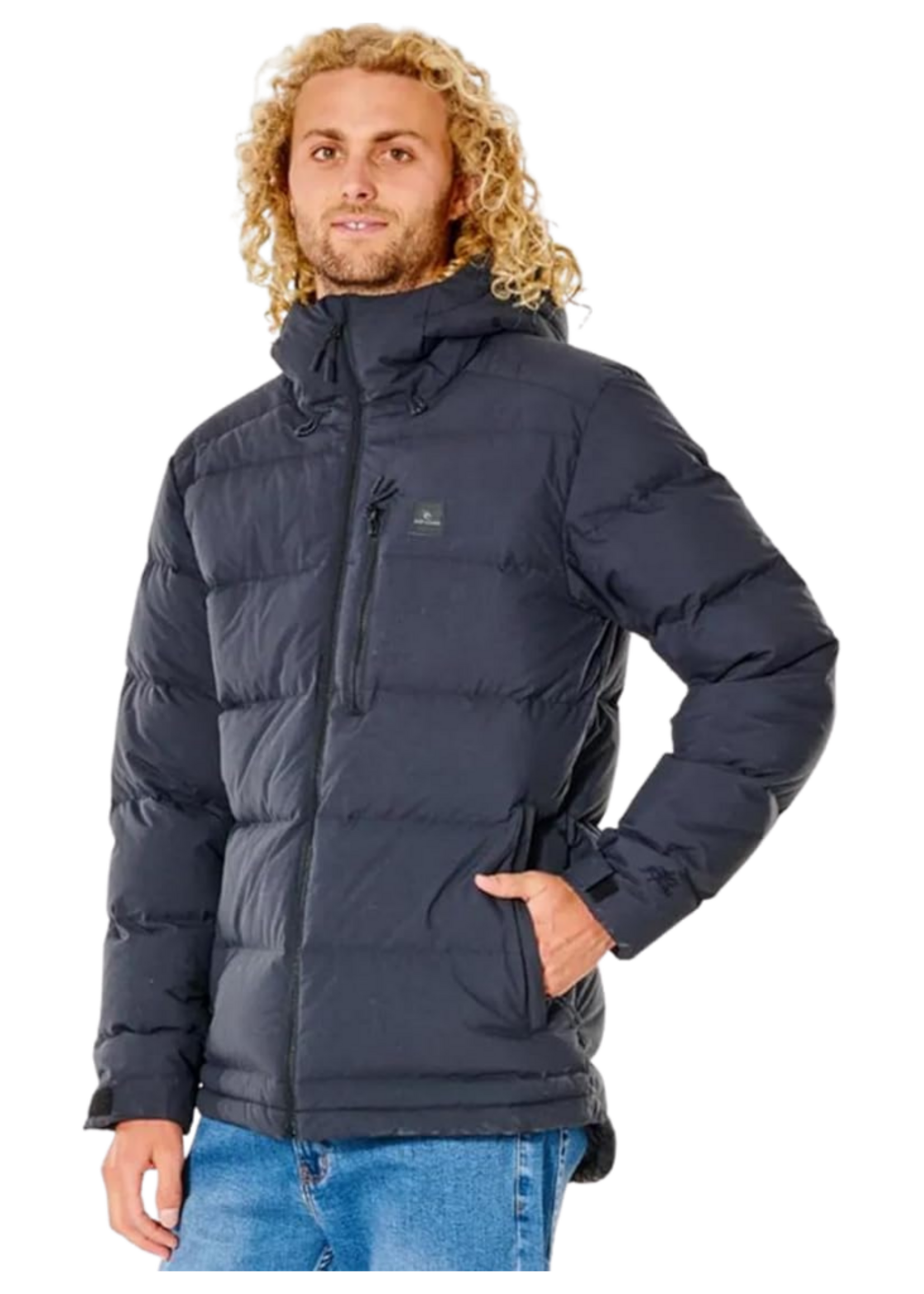 Rip Curl Men's Anti Series Hi-Loft Hood Jacket | Black