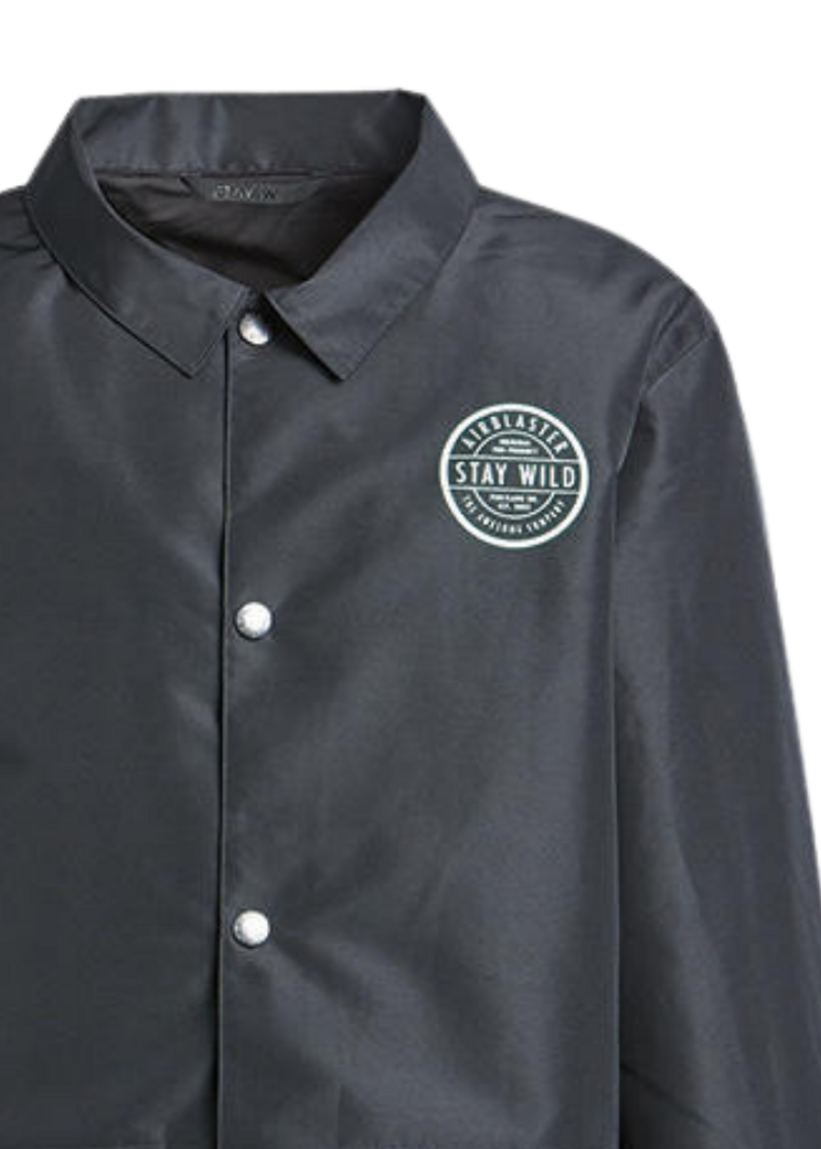 Airblaster Men's Bruiser Coaches Jacket - Black / Grey