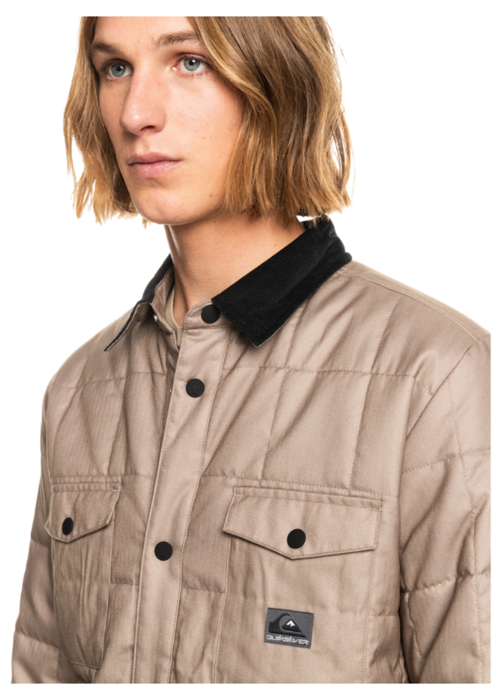 Quiksilver Men's Broken Nose Jacket - Khaki