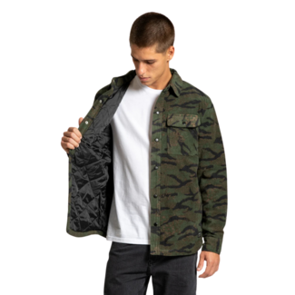 Volcom Men's Bowered Fleece Jacket | Squadron Green