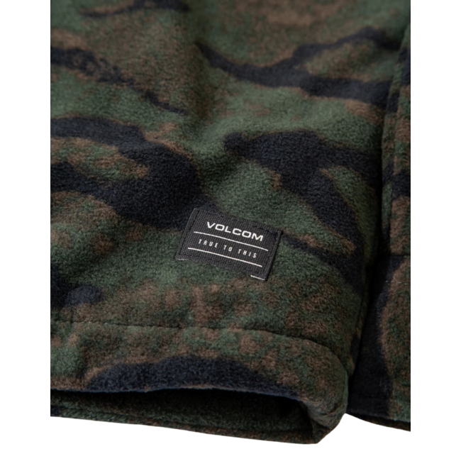 Volcom Men's Bowered Fleece Jacket - Squadron Green