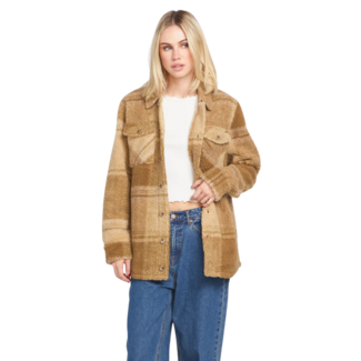 Volcom Women's Silent Sherpa Jacket | Mushroom