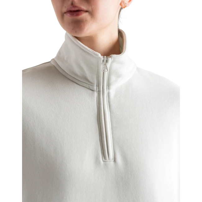 Herschel Supply Co. Women's Classic Quarter Zip Sweater | Blanc de Blanc