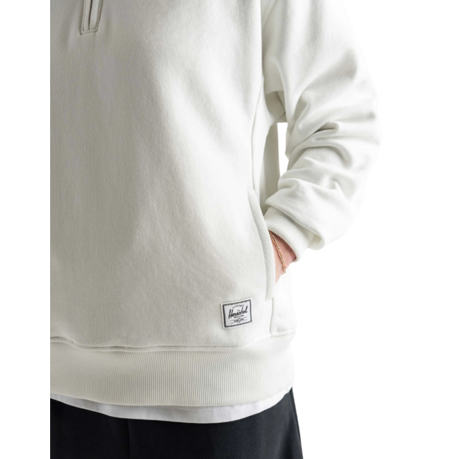 Herschel Supply Co. Women's Classic Quarter Zip Sweater | Blanc de Blanc